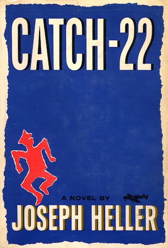 Catch-22&nbsp;by Joseph Heller, book cover.