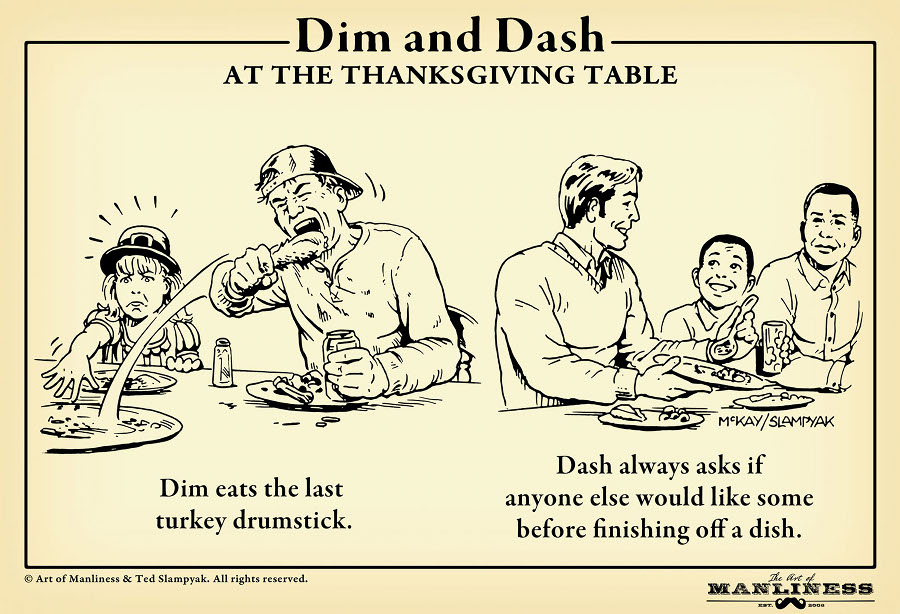 Dim and Dash bring a unique energy to the Thanksgiving table.